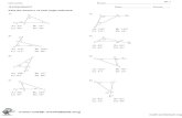 Assignment - FREE Math Worksheets - math-worksheet.org triangles... · Assignment Date_____ Period____ Find the measure of each angle indicated. 1) F T 60 40? G H A) 100° B) 112°