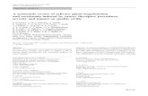 A systematic review of salivary gland hypofunction and xerostomia … · 2015-08-07 · therapy Protocols] OR [Combined Modality Therapy] OR [Total Body Irradiation] OR [Bone Marrow