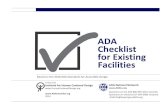 ADA Checklist for Existing Facilitiesfs.cahnrs.wsu.edu/wp-content/uploads/2016/10/ada-checklist.pdf · 2 inches or less, then the slope is 1:12 or less (2:24 = 1:12 and 1.5:24 = 1:16