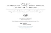 Oregon Statewide Long-Term Water Demand Forecast...Current and Projected Future Irrigation Water Requirements for Oregon Technical Report Introduction Evapotranspiration (ET) is the