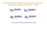 ESO-ESMO International Consensus Guidelines for ......for Advanced Breast Cancer –ABC ESO-ESMO ABC RECOMMENDATIONS Adapted by permission from the Infectious Diseases Society of America-United