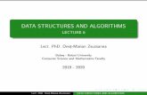 DATA STRUCTURES AND ALGORITHMSmarianzsu/DSA/Lecture/Lecture06.pdf · We can de ne a linked data structure on an array, if we consider that the order of the elements is not given by