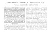 Comparing the Usability of Cryptographic APIs · tigated how developers interact with cryptographic APIs. Nadi et al. manually examined the top 100 Java cryptography posts on Stack