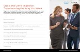 Cisco and Citrix Together: Transforming the Way …...integrated L4–L7 services, such as application acceleration, load balancing, and application security. Cisco ACI leverages the