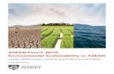 ASEAN Forum 2018: Environmental Sustainability in ASEAN · 2020-05-21 · ASEAN Forum 2018: Environmental Sustainability in ASEAN. ... environmental governance and ethics, green economy