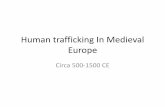 Human trafficking In Medieval Europe · Medieval Human Trafficking and Economics • Human trafficking is essentially an activity of exchange. • Exchange takes different forms,
