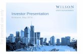 UPDATED May investor presentation Brisbane FINAL2014/05/23  · • 1 for 2 Bonus Option Issue announced 28 October 2013 • Exercise price: $1.20 Exercise by: 17 June 2015 • Options