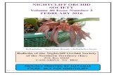 NIGHTCLIFF ORCHID SOCIETY Volume 40 Issue Number 2 ... · Nightcliff Orchid Society is YOUR club As last year, a buffet will provide the main course, with desserts to follow. Cost