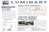 LUMINARY · BY: DAVID J. CANEPA, San Mateo County District 5 Supervisor, dcanepa@smcgov.org, 650-363-4572 As we slowly return to normal and shelter in place restrictions are eased,