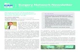 Surgery Network Newsletter€¦ · He also reviewed ongoing trials including the TOPGEAR trial and ARTIST 2 trial evaluating different multi-modal management strategies. The CLASSIC