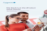 The Devil is in the (Product Data) Details · intelligent tools to make product pages more helpful and engaging. 4 The Devil is in the (Product Data) Details Product Data Benchmarking