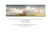 CITY COLLEGES OF CHICAGO SCHOOL OF NURSING AT MALCOLM X COLLEGE Basic Nursing ... · 2020-01-14 · Basic Nursing Assistant Program Student Handbook 2020-2021. 2 ... needs.Your role