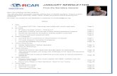 JANUARY NEWSLETTER - RCARrcar.org/Newsletters/2019_jan_newsletter.pdf · The January 2019 newsletter includes articles from 13 RCAR members. There is a good mixture of articles spanning,