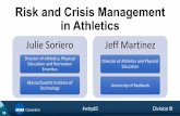 Risk and Crisis Management in Athletics · Debrief and post EAP use is a must in all instances. 69. EMERGENCY ACTION PLAN (EAP) COMPONENTS ...