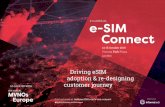 Driving eSIM adoption & re-designingDriving eSIM adoption & re-designing CO-LOCATED WITH customer journey 16TH ANNUAL We continue to see eSIM being deployed across the M2M, IoT and