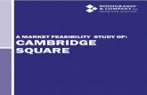 A MARKET FEASIBILITY STUDY OF: CAMBRIDGE SQUARE€¦ · The National Council of Housing Market Analysts (NCHMA) is a professional organization chartered to promote the development