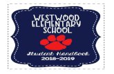 Westwood Elementary School Handbook...Westwood Elementary School Handbook The information in this handbook was carefully created with the input of teachers, parents, and Williamson