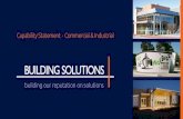 Capability Statement - Commercial & Capability Statement - Commercial & Industrial. COMMERCIAL CONSTRUCTION