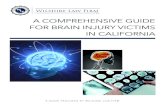 A COMPREHENSIVE GUIDE FOR BRAIN INJURY VICTIMS IN CALIFORNIA · A COMPREHENSIVE GUIDE FOR BRAIN INJURY VICTIMS IN CALIFORNIA POPULATIONS AT RISK • TBI is the leading cause of death