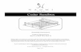KIDS Cedar Sandbox - OJCommerce€¦ · Assembly Instructions Product Dimensions: 46.5” L x 44.9” W x 16.5” H Please take a moment to read through the entire instruction booklet