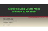 Mistakes Drug Courts Make and How to Fix Them 4-18.pptx ...€¦ · Mistakes Drug Courts Make and How to Fix Them. ... • Rates of child maltreatment are high among drug abusers