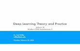 Deep Learning Theory and Practiceweb.cecs.pdx.edu/~willke/courses/EE510W20/lectures/lecture14.pdf · -A lesson in the value of hyperparameter optimization! ... Hypothesis: The problem