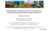 Capturing the impacts of human activities on reported forest greenhouse gas emissions · 2017-09-11 · Capturing the impacts of human activities on reported forest greenhouse gas
