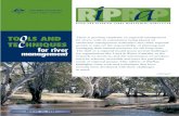 TO LS AND TE HNIQUES c - Queensland Wetlands Information ... · National River Contaminants Program and National Rivers Consortium are now entering their final year of investment,