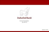Investor Presentation Q3-2018-19 - IndusInd Bank...Well Diversified Loan Book Consumer Finance Dec-18 Comm. Vehicle Loans 23,304 13% Utility Vehicle Loans 3,383 2% Small CV 3,034 2%