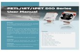 PETL/tET/tPET DIO Series User Manual - Thiim · PETL/tET/tPET DIO Series User Manual, Ver. 1.8, Jan. 2014, Page: 9 More Information All tET series modules can only be powered using