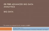 CS 789 ADVANCED BIG DATA ANALYTICS BIG DATAmkang.faculty.unlv.edu/teaching/CS789/04.Big Data.pdf · CS 789 ADVANCED BIG DATA ANALYTICS BIG DATA * The contents are adapted from Dr.