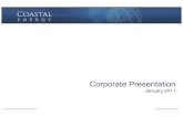 Corporate Presentation - Coastal Energy€¦ · 25 Legal Disclaimer