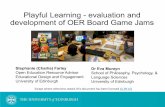 Playful Learning - evaluation and development of OER Board ... · Playful Learning - evaluation and development of OER Board Game Jams ... democratizing learning, so the end product
