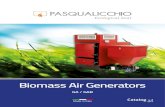 Biomass Air Generators - ctpasqualicchio.it · ators, air stoves, fireplace heating system and thermo-stoves. The company can count on a structure of over 18000 square metres, made