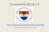 Sustainability @VUB 2 - UNICA · Why We Are Paris and Festive Opening • Redelijk Eigenzinnig Klimaatdebat (debate) 24/11 –19:00 > 21:30 –La Tentation –Brussel met Pamela Peeters,