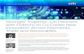 Stronger Together: Citi Partners with Fintechs to Co ...€¦ · • an understanding of the global regulatory environment At the same time, the bank’s fintech collaborators often