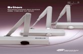 Briton - Safelincs · The Briton overhead door closer range provides a multi-level approach to door closing solutions to suit all projects, door applications and budgets. From the