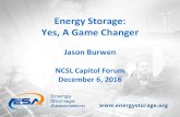 Energy Storage: Yes, A Game Changer• Demos, Pilots, or Incentive Programs • All-Source RFPs & Procurement Targets • Interconnection, Grid Modernization, & Distribution System