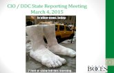CIO / DDC State Reporting Meeting January 15, 2014 · •a roster record with a reporting date of 2015-06-30 •and at least one assessment (evaluation) record. •All other courses