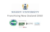Franchising New Zealand 2010 - Amazon S3 · • A powerful voice to Govt. so franchising gets the recognition it deserves • Solid reliable information to underpin your strategic