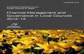 Financial Management and Governance in Local Councils 2012-13 · Financial Management and Governance: Issues from the Audit of Community Council Accounts 2011-12, drawing attention