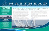 Layout 1 (Page 1) · The Masthead is the official publication of the Shield Class National Sailing Association. Opinions expressed by guest writers do not necessarily reflect views