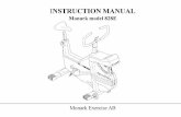 Instruction manual for Monark 828E - fitnesssuperstorefitnesssuperstore.info/pdfs/Monark AB 828E... · 4 CONGRATULATIONS ON YOUR NEW EXERCISE BIKE designed by Monark Exercise AB,