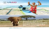 USAID’s Biodiversity Conservation and Forestry Programs · tropical forest conservation and sustainable management. USAID fulfills this responsibility primarily through programs
