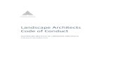 Landscape Architects Code of Conduct ... Landscape Architectural Service means any professional services