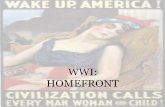 WWI: HOMEFRONT - MRS. LEININGER'S HISTORY PAGE...• WWI had left many communities with a shortage of trained medical personnel • Local officials urgently requested the Public Health
