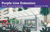 Purple Line Extension REVISED - Metro · 2019-12-24 · November 14, 2019 - Section 3 Community Meeting - Metro Purple Line Extension Created Date: 12/24/2019 9:19:19 AM ...