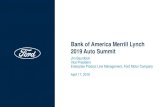 Bank of America Merrill Lynch 2019 Auto Summit€¦ · Fluctuations in commodity prices, foreign currency exchange rates, and interest rates can have a significant effect on results;