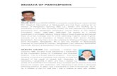 BIODATA OF PARTICIPANTSBIODATA OF PARTICIPANTS€¦ · BIODATA OF PARTICIPANTSBIODATA OF PARTICIPANTS RAJIB ROY from BANGLADESH is presently conducting an import related firm ,Magnum