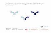 Bispecific antibodies and their potential for cancer ...fse.studenttheses.ub.rug.nl/15226/1/BIO_BC_2017_FBCoerts.pdfimmunotherapy currently consists of naked monoclonal antibodies.